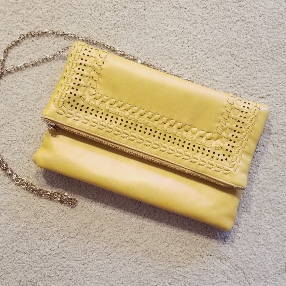 🦄Vegan Leather Shoulder Clutch